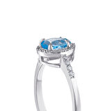 Pırlanta Violet Taşlı Yüzük