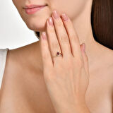 0.24 Karat Yakut Taşlı Pırlanta Fantezi Yüzük