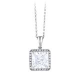Topaz Taşlı Pırlanta Kolye