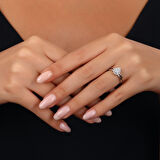 0.24 Karat Pırlanta Fantezi Yüzük