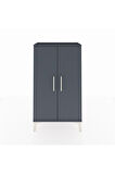 Arges Komodin 2 Kapaklı 60x30x106 Antrasit-Antrasit