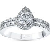 0.58 Karat Pırlanta Fantezi Yüzük