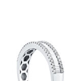 0.10 Karat Yarım Tur Pırlanta Yüzük