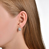 0.76 Karat Pırlanta Fantezi Küpe