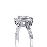 0.37 Karat Baget Pırlanta Yüzük