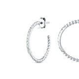 0.28 Karat Pırlanta Halka Küpe