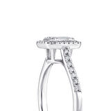 0.50 Karat Baget Pırlanta Yüzük