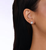 0.36 Karat Pırlanta Damla Küpe