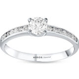 0.52 Karat Pırlanta Tektaş Yüzük