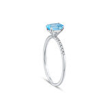 Aquamarine Taşlı Pırlanta Yüzük