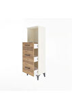 Arges Dolap Tek Raflı 3 Çekmeceli 44x30x134 Aytaşı-Çam