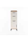 Arges Dolap 3 Çekmeceli Tek Kapaklı 44x30x134 Çam-Aytaşı