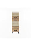 Arges Dolap 2 Raflı 4 Çekmeceli 44x30x134 Aytaşı-Çam