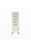 Arges Dolap 5 Çekmeceli Tek Kapaklı 44x30x134 Aytaşı-Aytaşı