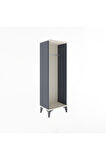 Arges Dolap Tek Askılı 44x30x134 Antrasit-Aytaşı