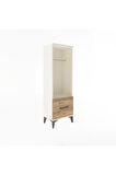 Arges Dolap Tek Raflı Tek Çekmeceli Tek Askılı 44x30x134 Aytaşı-Çam