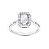 0.35 Karat Baget Pırlanta Yüzük