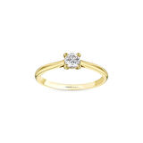 0.10 Karat Pırlanta Tektaş Yüzük