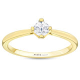 0.10 Karat Pırlanta Tektaş Yüzük