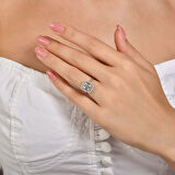 0.67 Karat Baget Pırlanta Yüzük