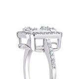 0.67 Karat Baget Pırlanta Yüzük