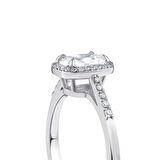 0.24 Karat Topaz Taşlı Pırlanta Yüzük