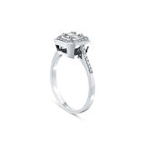 0.34 Karat Baget Taşlı Pırlanta Yüzük