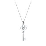 0.03 Karat Anahtar Figürlü Pırlanta Kolye