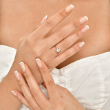 0.21 Karat Pırlanta Tektaş Yüzük