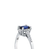 0.21 Karat Safir Taşlı Pırlanta Yüzük