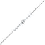 Baget Taşlı Pırlanta Bileklik