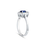 0.10 Karat Safir Taşlı Pırlanta Yüzük
