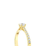 0.35 Karat Pırlanta Tektaş Yüzük