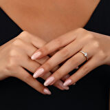 0.28 Karat Pırlanta Tektaş Yüzük