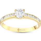 0.32 Karat Pırlanta Tektaş Yüzük