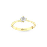 0.10 Karat Pırlanta Tektaş Yüzük