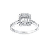 0.35 Karat Pırlanta Baget Yüzük