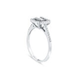 0.35 Karat Pırlanta Baget Yüzük