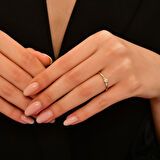 0.13 Karat Pırlanta Tektaş Yüzük