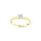 0.15 Karat Pırlanta Tektaş Yüzük