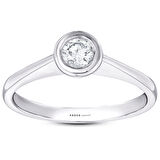 0.30 Karat Pırlanta Tektaş Yüzük