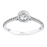 0.25 Karat Pırlanta Tektaş Yüzük