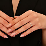 0.10 Karat Pırlanta Tektaş Yüzük