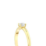 0.15 Karat Pırlanta Tektaş Yüzük