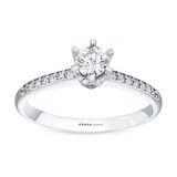 0.34 Karat Pırlanta Tektaş Yüzük