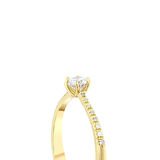 0.17 Karat Pırlanta Tektaş Yüzük