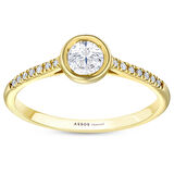 0.24 Karat Pırlanta Tektaş Yüzük