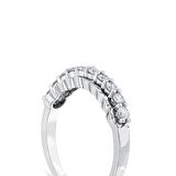 0.40 Karat Pırlanta Yarım Tur Yüzük