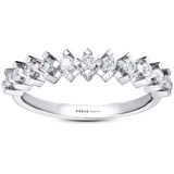 0.40 Karat Pırlanta Yarım Tur Yüzük