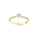 0.22 Karat Pırlanta Tektaş Yüzük